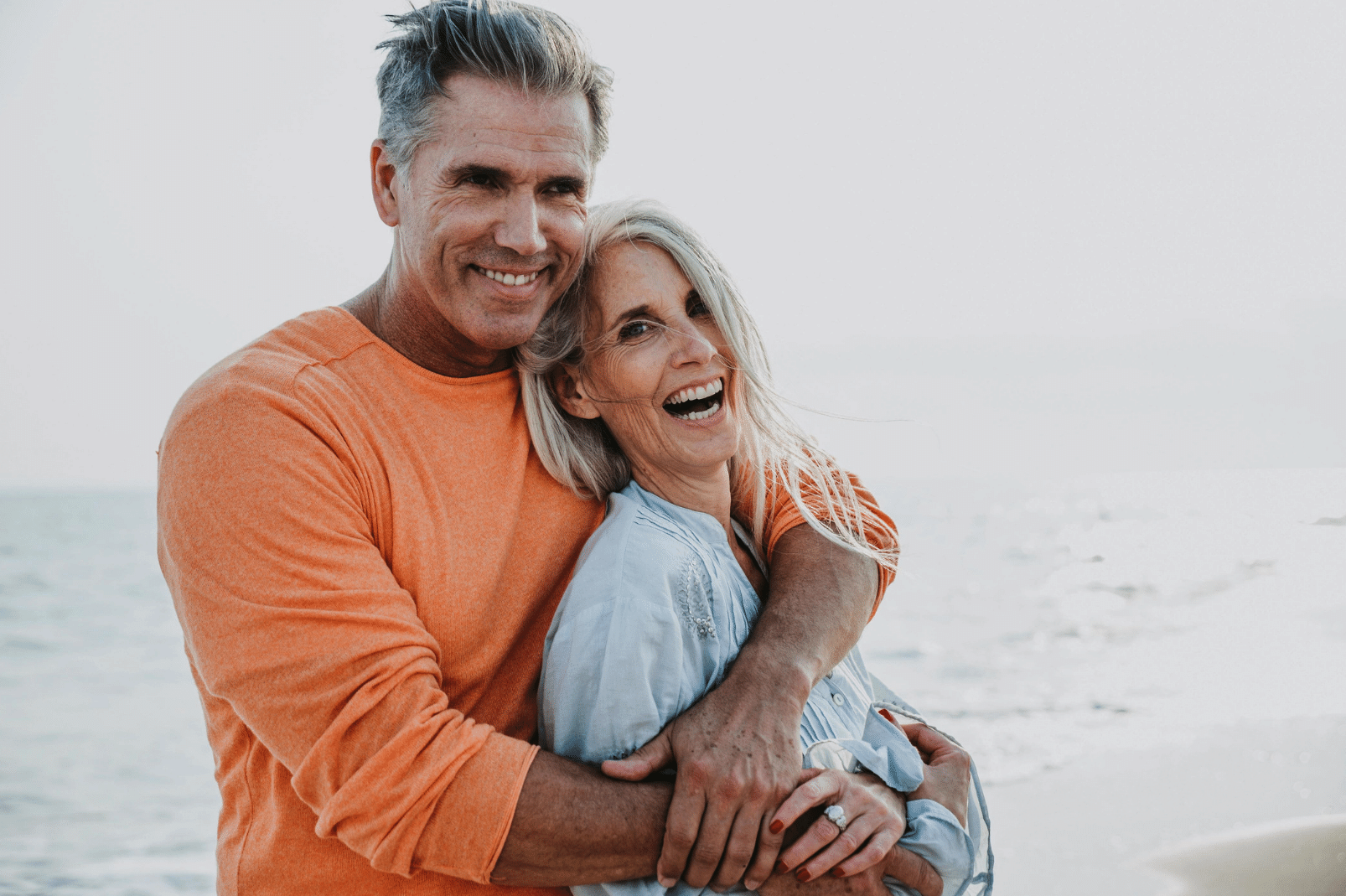 older couple smiling